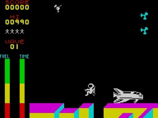 Space Walk screenshot 3 for ZX Spectrum